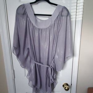 Ashley Stewart Sheer Blouse